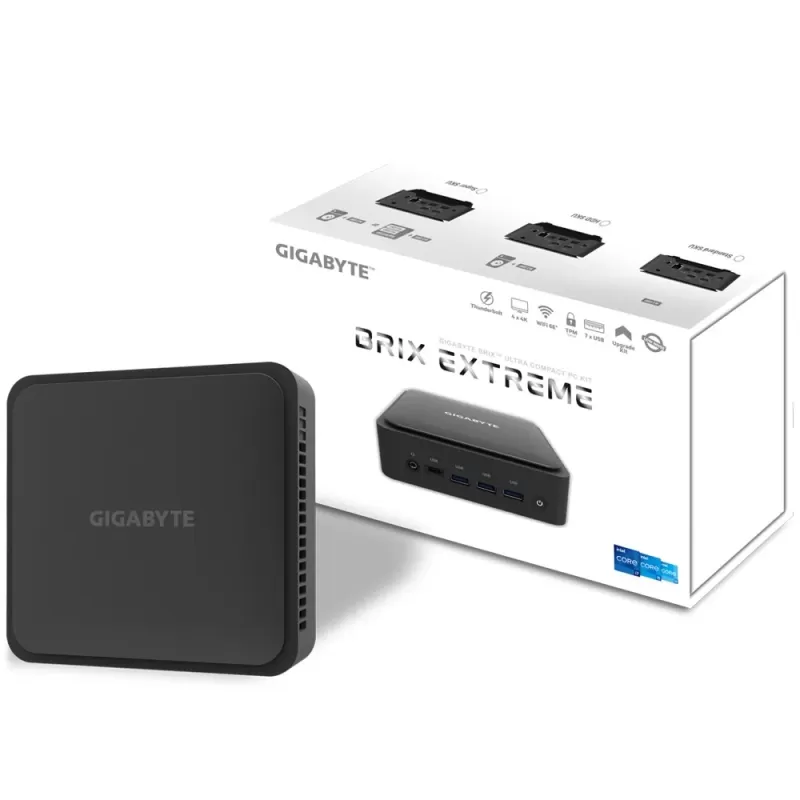 קיט מחשב מיני להרכבה Gigabyte GB-BEi3-1220 Intel Core i3-1220P - יבואן רשמי