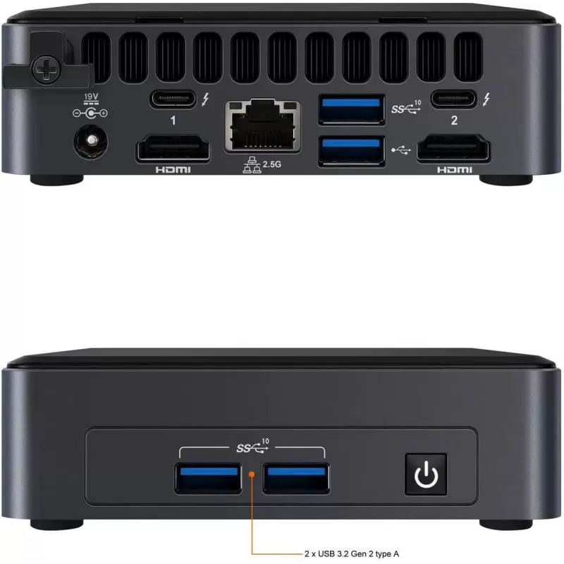 קיט מחשב מיני להרכבה Intel NUC 11 Pro Kit NUC11TNKi5 Intel Core i5-1135G7 קיט מחשב מיני להרכבה Intel NUC 11 Pro Kit NUC11TNKi5 Intel Core i5-1135G7
