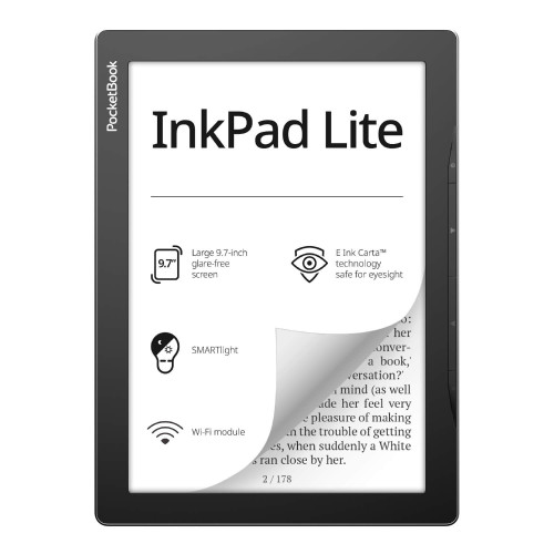 ספר אלקטרוני PocketBook 9.7 970 InkPad Lite אפור PB970-M-WW