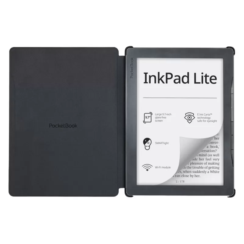 Обложка для электронной книги PocketBook Shell Cover for Inkpad Lite black Обложка для электронной книги PocketBook Shell Cover for Inkpad Lite black