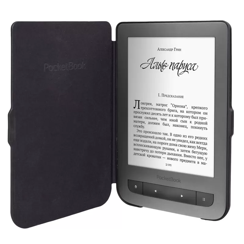 E-book Cover PocketBook Cover Shell Sparkling black E-book Cover PocketBook Cover Shell Sparkling black
