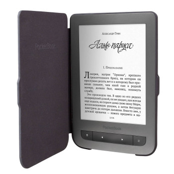 Обложка для электронной книги PocketBook Cover Shell Light черный, серый
