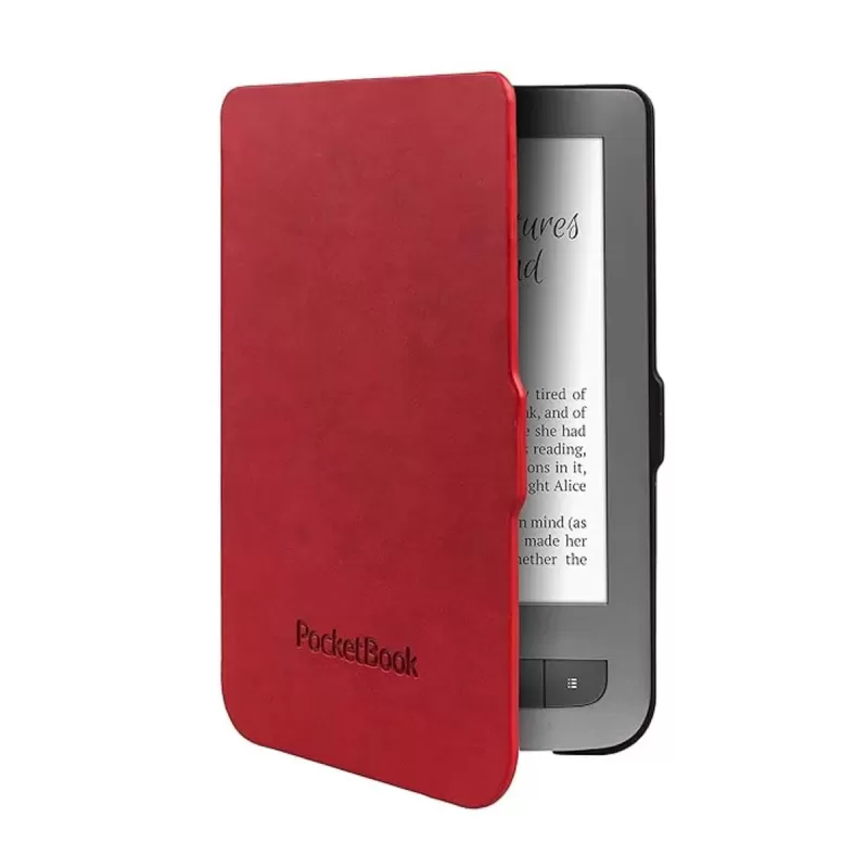 כיסוי לספר אלקטרוני PocketBook Cover Shell Bright שחור, אדום כיסוי לספר אלקטרוני PocketBook Cover Shell Bright שחור, אדום