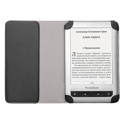 Обложка для электронной книги PocketBook Cover Dots черный, серый