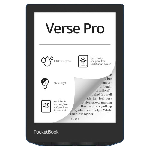 электронная книга PocketBook 6 634 Verse Pro синий PB634-A-WW