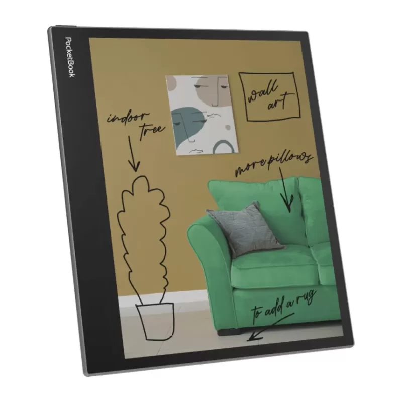 Color Screen E-book PocketBook 10.3" InkPad Eo PB1042-M-WW Color:black