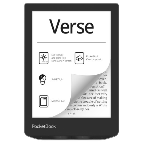 электронная книга PocketBook 6" Verse אפור PB629-M-WW