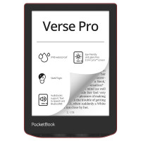 E-book PocketBook 6" Verse Pro red PB634-3-WW
