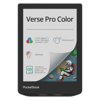 E-book PocketBook 6" Verse Pro Color Stormy Sea PB634K3-1-WW E-book PocketBook 6" Verse Pro Color Stormy Sea PB634K3-1-WW
