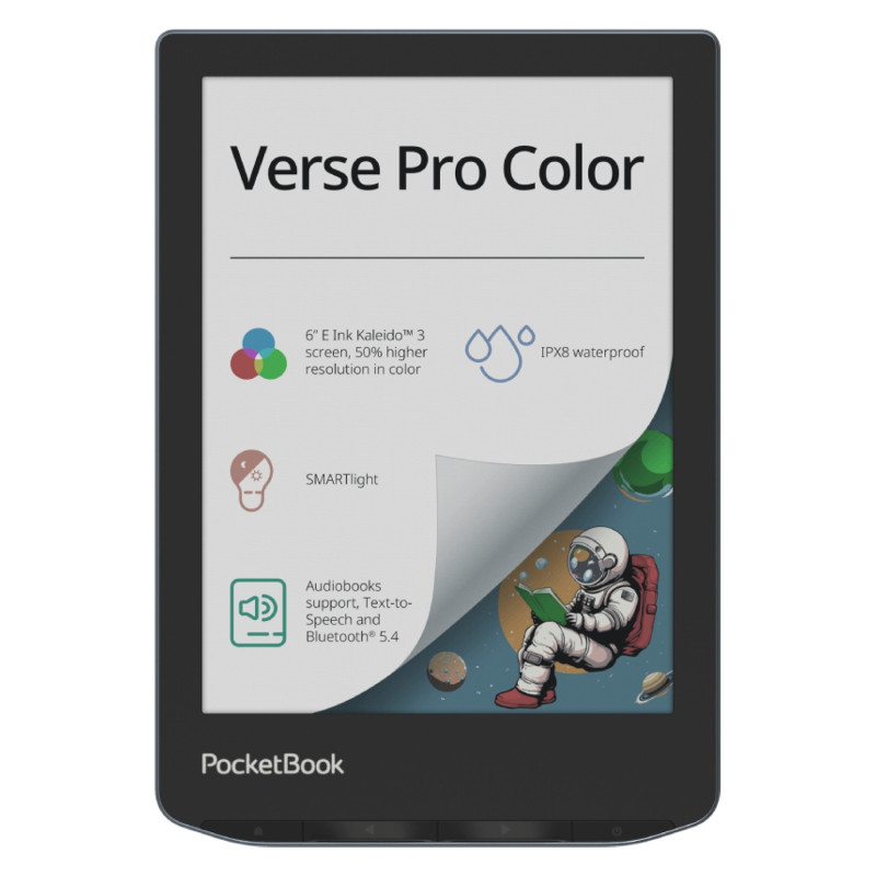 E-book PocketBook 6" Verse Pro Color Stormy Sea PB634K3-1-WW