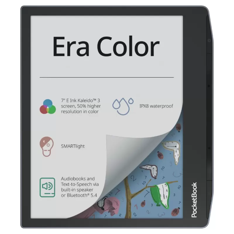 Электронная книга с цветным экраном PocketBook 7' ERA COLOR PB700K3-1-WW Цвет:чёрный Электронная книга с цветным экраном PocketBook 7' ERA COLOR PB700K3-1-WW Цвет:чёрный
