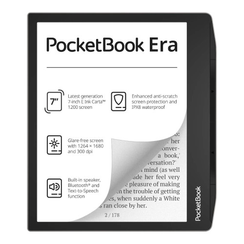 ספר אלקטרוני PocketBook 7 700 ERA כסף PB700-U-16-WW צבע כסוף