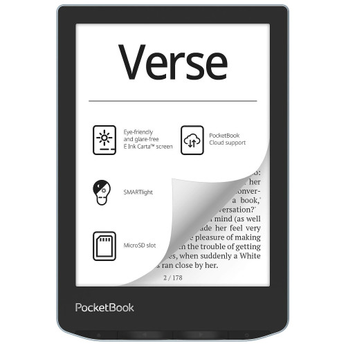 электронная книга PocketBook 6 629 Verse синий בהיר PB629-2-WW