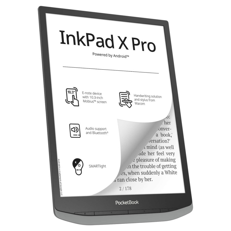 электронная книга PocketBook 10 1040 InkPad X Pro серый PB1040D-M-WW