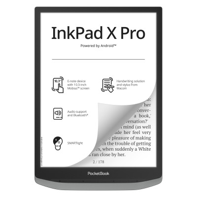 ספר אלקטרוני PocketBook 10 1040 InkPad X Pro אפור PB1040D-M-WW ספר אלקטרוני PocketBook 10 1040 InkPad X Pro אפור PB1040D-M-WW