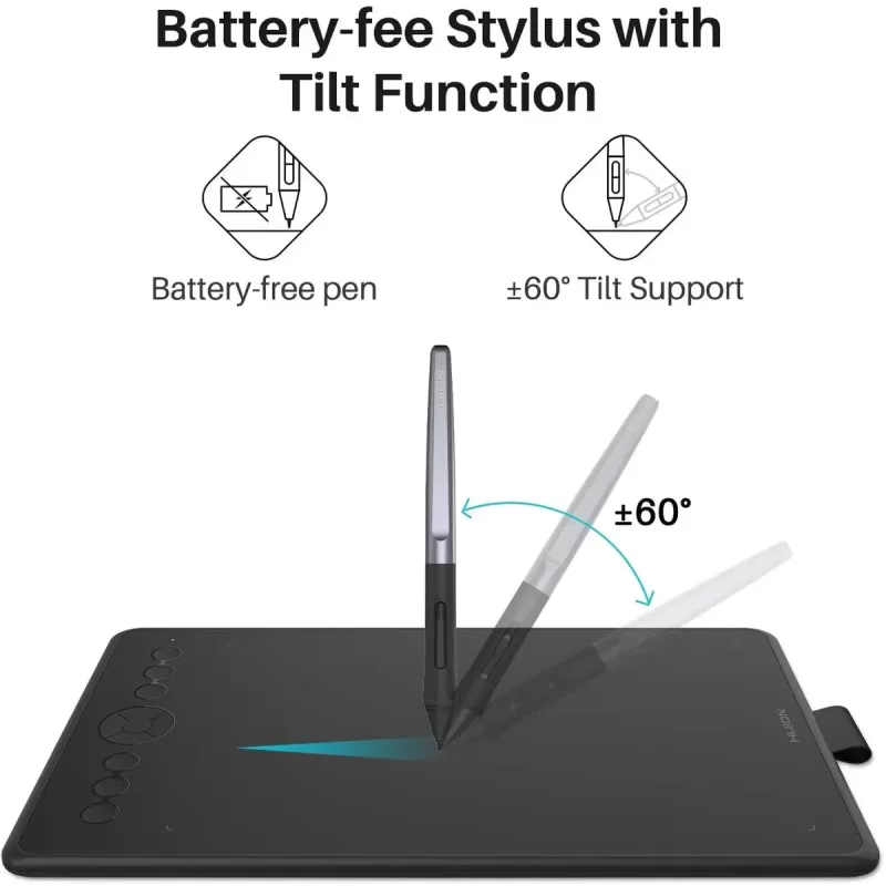 Graphics Tablet HUION Inspiroy Ink H320M black Drawing Tablet H320M-BK