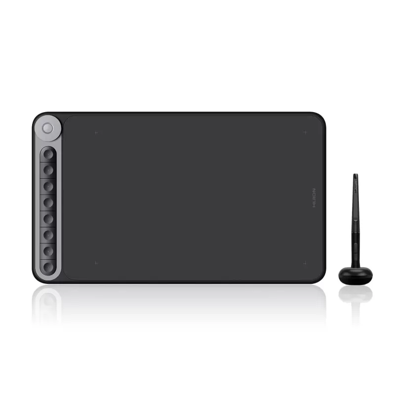 Graphics Tablet HUION Inspiroy Dial Q620M Wireless Drawing Tablet Q620M Color:black Graphics Tablet HUION Inspiroy Dial Q620M Wireless Drawing Tablet Q620M Color:black