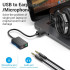 כרטיס קול חיצוני Vention USB-A to 3.5 Headphones + Mic Adapter CDYB0