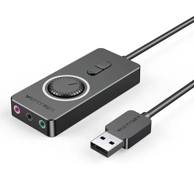 כרטיס קול חיצוני Vention USB-A to 3.5mm x3 1m CDRBF