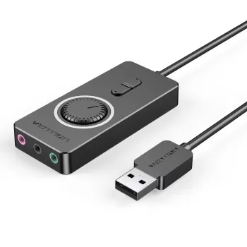 כרטיס קול חיצוני Vention USB-A to 3.5mm x3 1m CDRBF