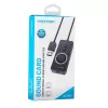כרטיס קול חיצוני Vention USB-A to 3.5mm x3 1m CDRBF