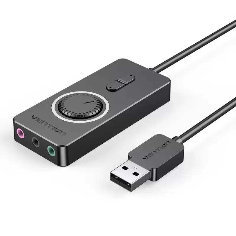 כרטיס קול חיצוני Vention USB-A to 3.5mm x3 1m CDRBF