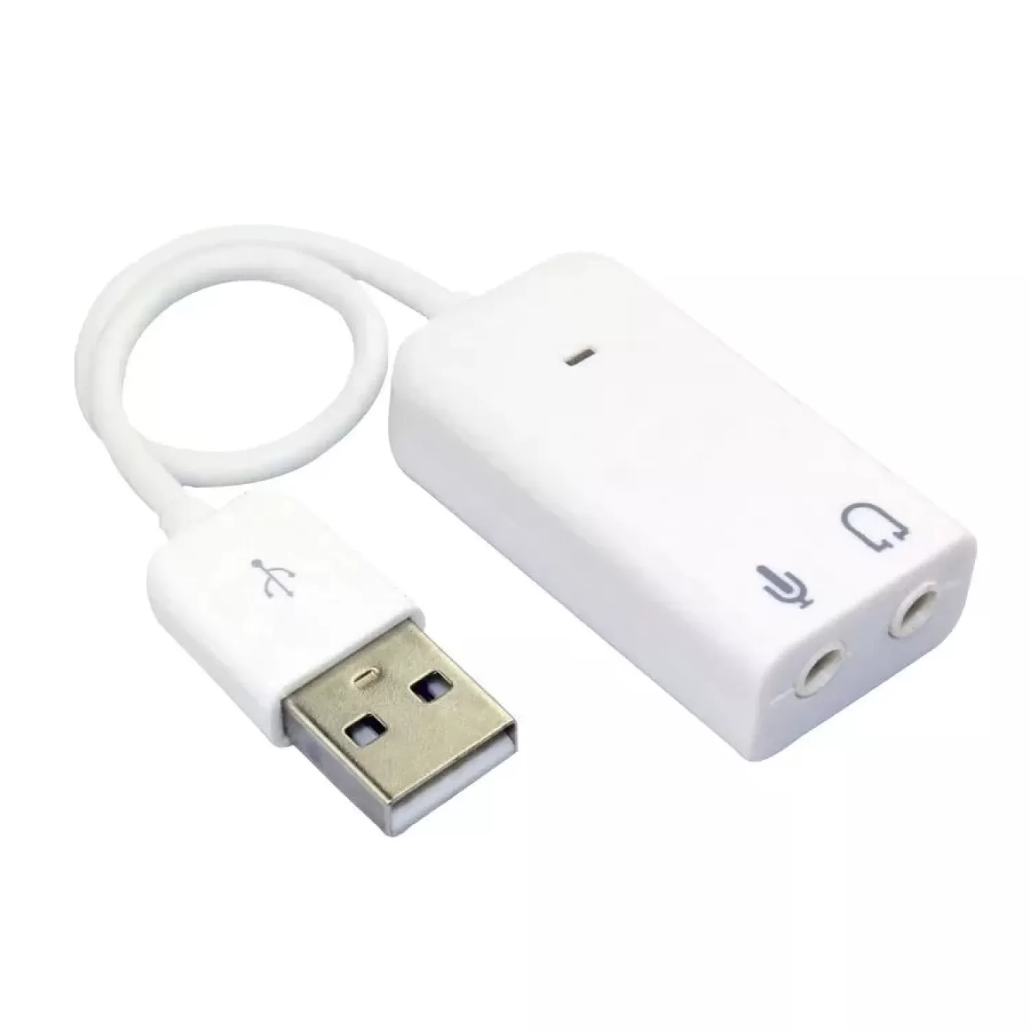 Внешняя Звуковая Карта Gold Touch USB2.0 To 7.1 Sound Card Adapter E-SOUND-7.1 Цвет:белый