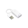 כרטיס קול חיצוני Gold Touch USB2.0 To 7.1 Sound Card Adapter E-SOUND-7.1 צבע לבן