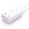 כרטיס קול חיצוני Gold Touch USB2.0 To 7.1 Sound Card Adapter E-SOUND-7.1 צבע לבן
