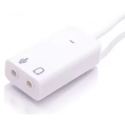 כרטיס קול חיצוני Gold Touch USB2.0 To 7.1 Sound Card Adapter E-SOUND-7.1 צבע לבן
