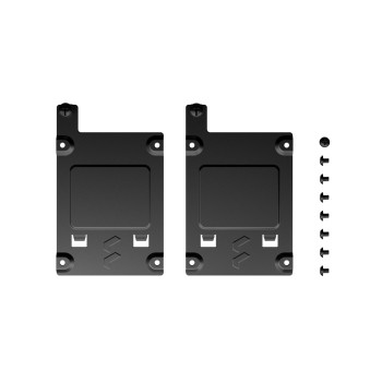 Fractal Design Bracket Kit Type B (2-pack) שחור FD-A-BRKT-001 Fractal Design Bracket Kit Type B (2-pack) שחור FD-A-BRKT-001