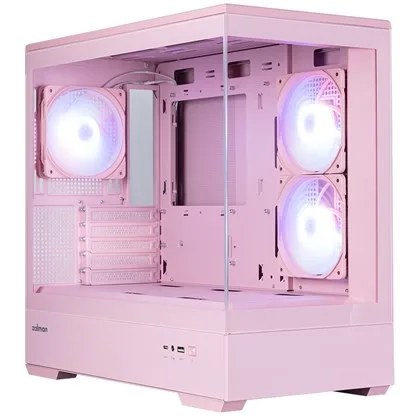 Case Zalman CASE ZALMAN P30 V2 mATX Mini Tower Pink Color:pink