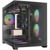Case Gamdias AURA GC10M V2 ARGB black Micro Tower Case Gamdias AURA GC10M V2 ARGB black Micro Tower