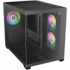 Case Gamdias AURA GC10M V2 ARGB black Micro Tower Case Gamdias AURA GC10M V2 ARGB black Micro Tower