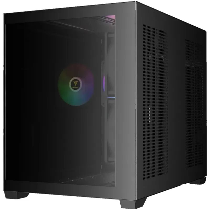 Case Gamdias AURA GC10M V2 ARGB black Micro Tower Case Gamdias AURA GC10M V2 ARGB black Micro Tower