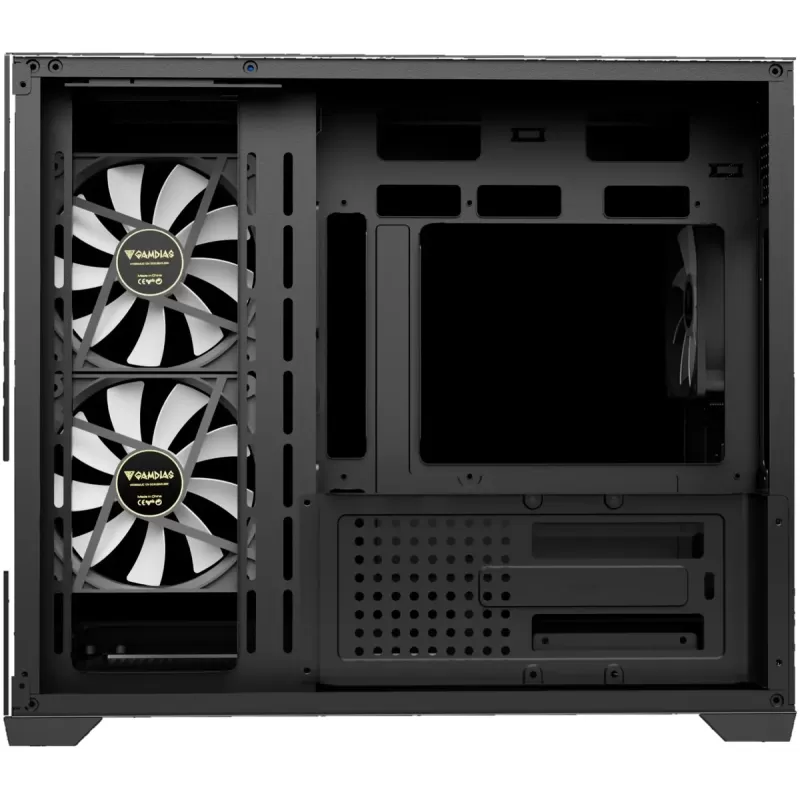 Case Gamdias AURA GC10M V2 ARGB black Micro Tower Case Gamdias AURA GC10M V2 ARGB black Micro Tower