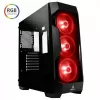 מארז Antec Dark Fleet DF500 RGB Mid Tower צבע שחור