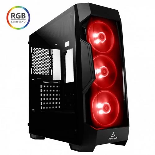 מארז Antec Dark Fleet DF500 RGB Mid Tower צבע שחור