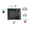 Case Corsair Carbide Series SPEC-03 Blue LED Mid Tower Color:black