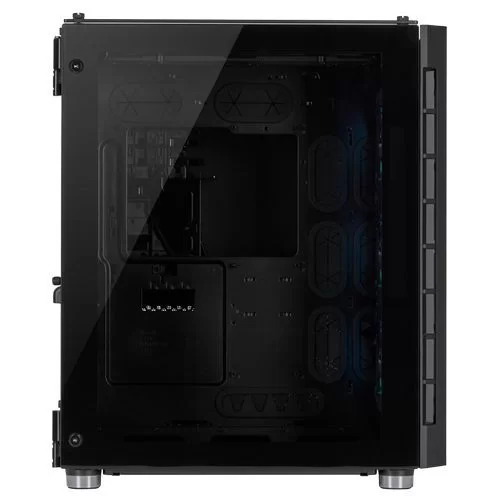 Case Corsair Crystal Series 680X RGB ATX High Airflow Tempered Glass black Mid Tower