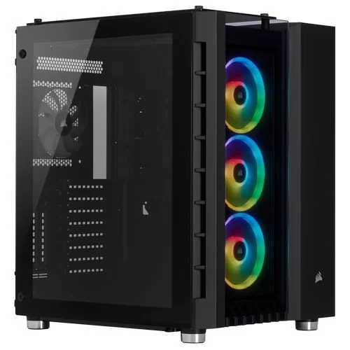 Case Corsair Crystal Series 680X RGB ATX High Airflow Tempered Glass black Mid Tower