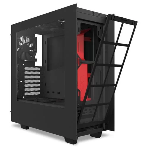 מארז NZXT S340 שחור, אדום