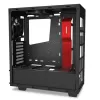 מארז NZXT S340 שחור, אדום