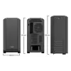 מארז be quiet! SILENT BASE 601 Window שחור, כסוף Mid Tower