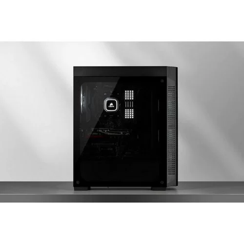 מארז Corsair 110R Tempered Glass Mid Tower צבע שחור