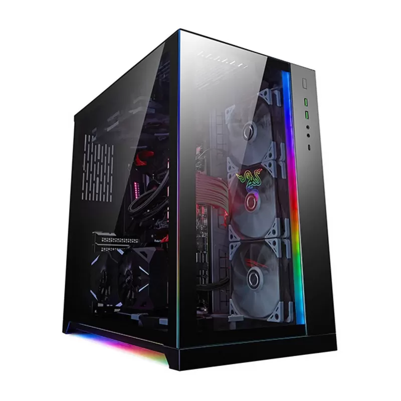 מארז LIAN-LI PC-O11 Dynamic Designed by Razer Tower Chassis צבע שחור