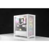 Корпус Corsair iCUE 4000D RGB AIRFLOW Mid-Tower Case - 3x AF120 RGB ELITE White Fans - iCUE Lighting Node PRO Controller - High-airflow Design white
