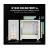מארז Corsair 3000D RGB AIRFLOW - לבן Mid-Tower