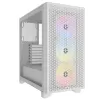 מארז Corsair 3000D RGB AIRFLOW - לבן Mid-Tower