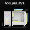 מארז Corsair 3000D RGB AIRFLOW - לבן Mid-Tower
